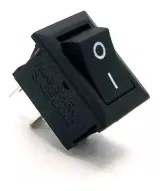 Mini vippströmbrytare PÅ/AV KCD11 250V 3A – 1