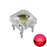 5mm Super Flux Piranha 4pin LED - Röd – 1