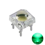 5mm Super Flux Piranha 4pin LED - Ren grön – 3