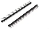 1X40pin 2,54 mm vinklad enkelradig pinheader 90 grader – 4