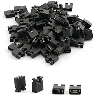 Jumper Cap 2 Pins 2,54mm (Svart) för bl.a. Arduino, Esp32 och Raspberry Pi