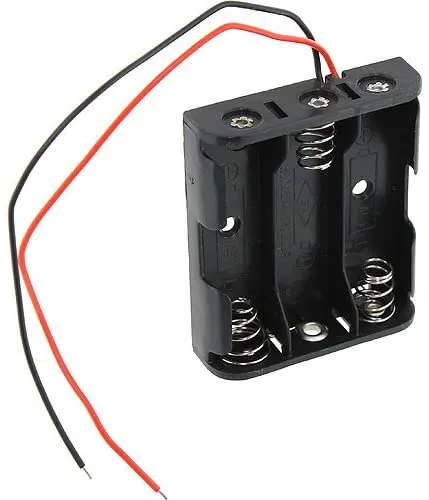 3x AA batterihållare (4.5V)