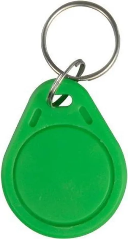 Grön | RFID Tag nyckelring droppe | 13,56Mhz | 1K S50 | Mifare Classic