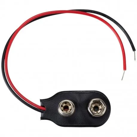 9V batteriklämma anslutning