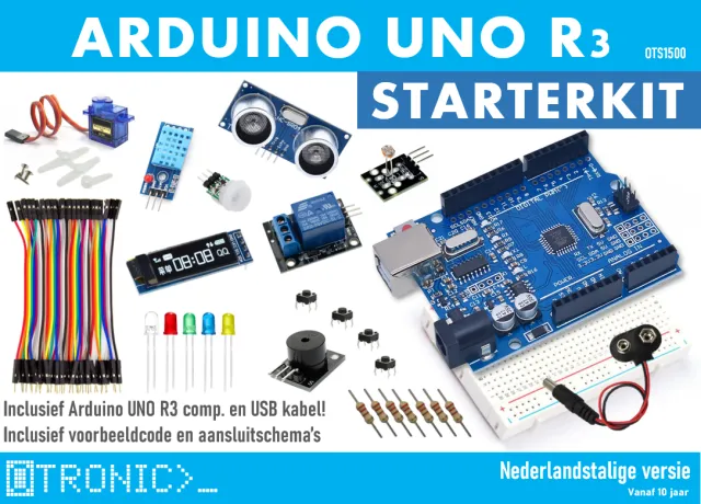 Arduino Starterkit UNO R3 på nederländska med gratis ChatGPT
