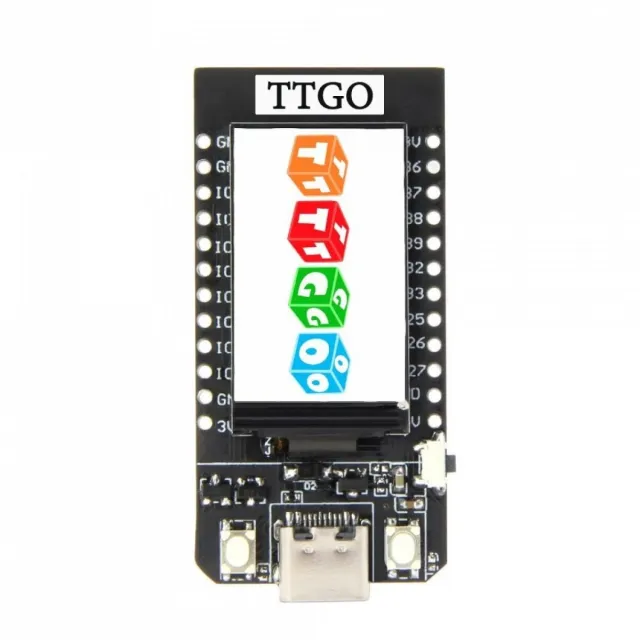 TTGO T-Display V1.1 ESP32 - med 1.14 inch TFT-display