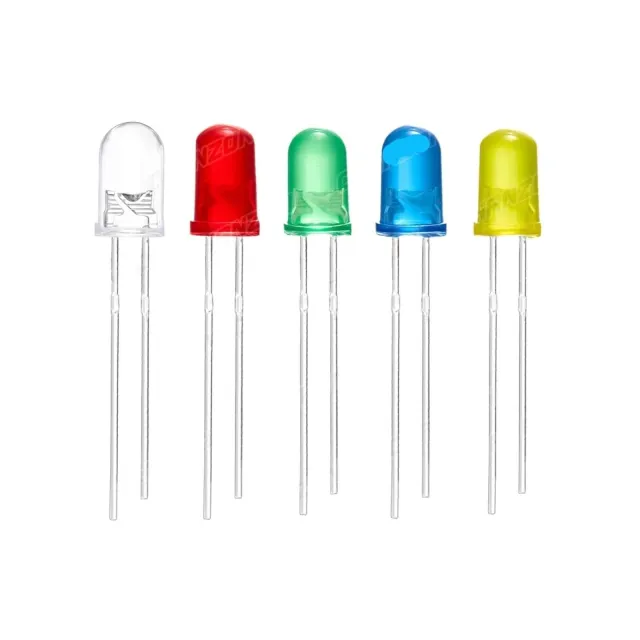 10x LED-dioder 5 olika färger