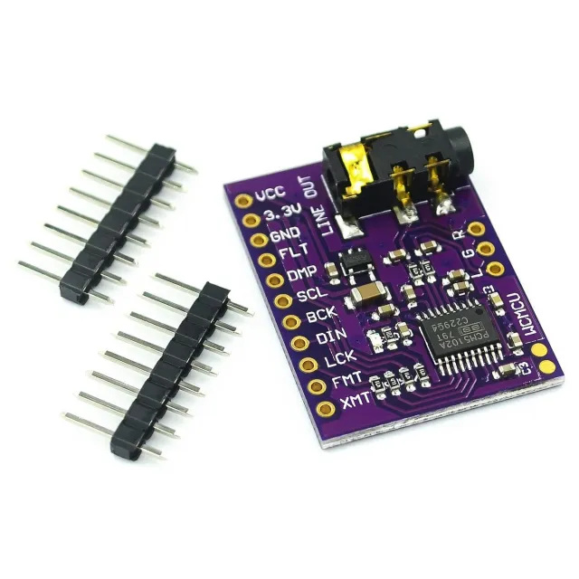 WCMCU-5102 modul stereo DAC digital till analog omvandlare
