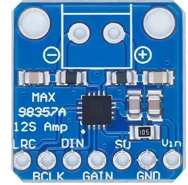I2S DAC med 3W-förstärkare - MAX98357A