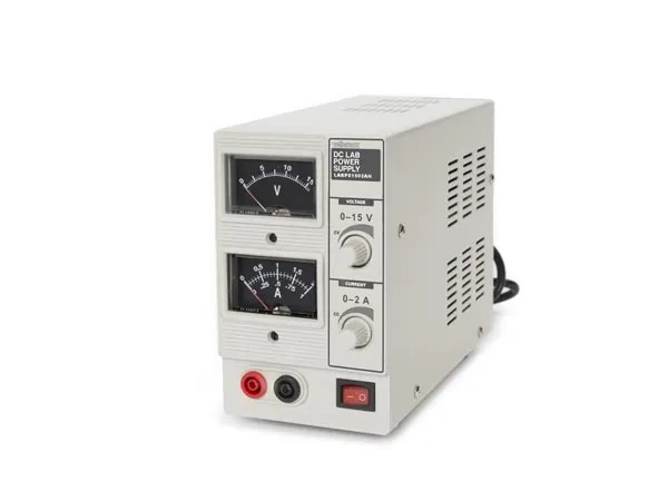 Labaggregat 0-15V DC / 0-2A Analog