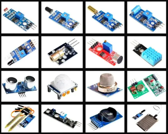 16 sensorer i 1 set för Arduino