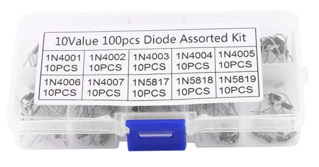 100 dioder set 10 typer Rectifier / Schottky