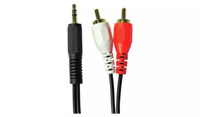 Mini Jack 3.5mm till 2x RCA 15 meter