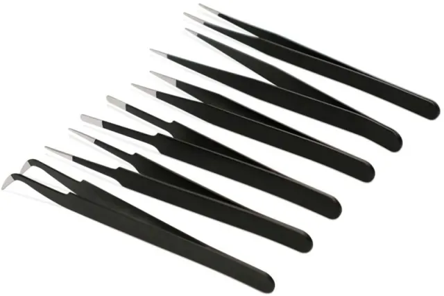 Pincettset antistatisk ESD 6-delad