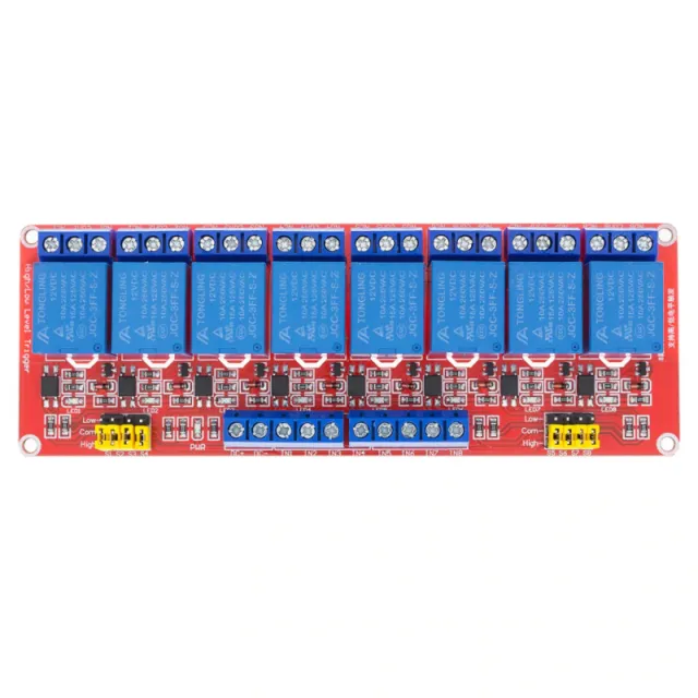 Relämodul 12v | 8-kanals