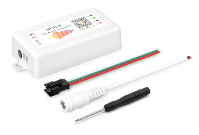 RGB WS2812 LED Strip disco ljus controller SP107E