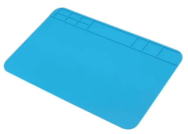Flexibel lödmatta i silikon 30x20cm blå