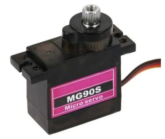 Servo MG90S Micro Metallväxlar 360 grader