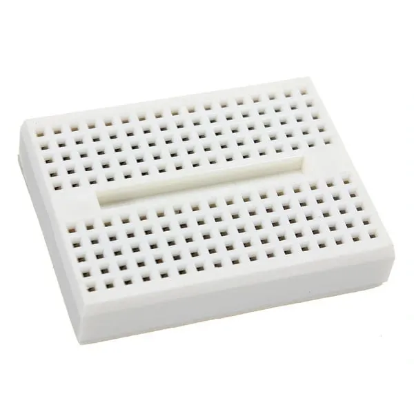 Mini Breadboard 170 hål för prototyper Vit utan koppling