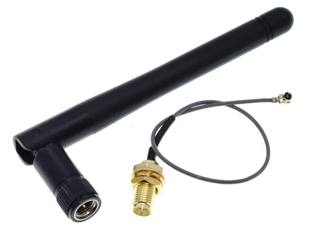 2.4Ghz WiFi-antenn med SMA till uFL Ipex-kontakt