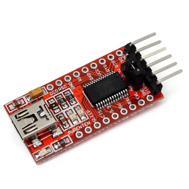 FT232RL USB TTL seriell portadapter 3.3v - 5v