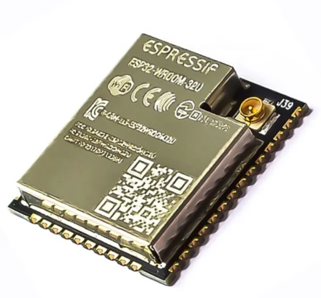 ESP32 WROOM 32U Trådlös IOT-modul 16M 128Mbit Wifi, Flash, Bluetooth