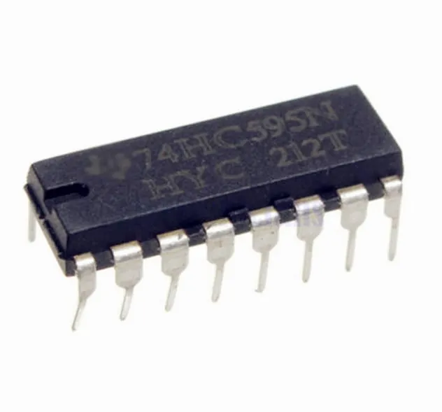 74HC595 8-bitars shiftregister / Skiftregister IC