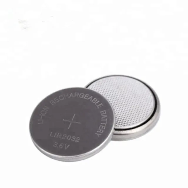 LIR2032 3.6V UPPLADDBAR KNAPPCELL
