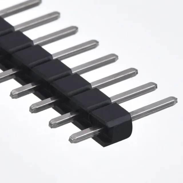 40 Pins header Male 2.54mm Svart