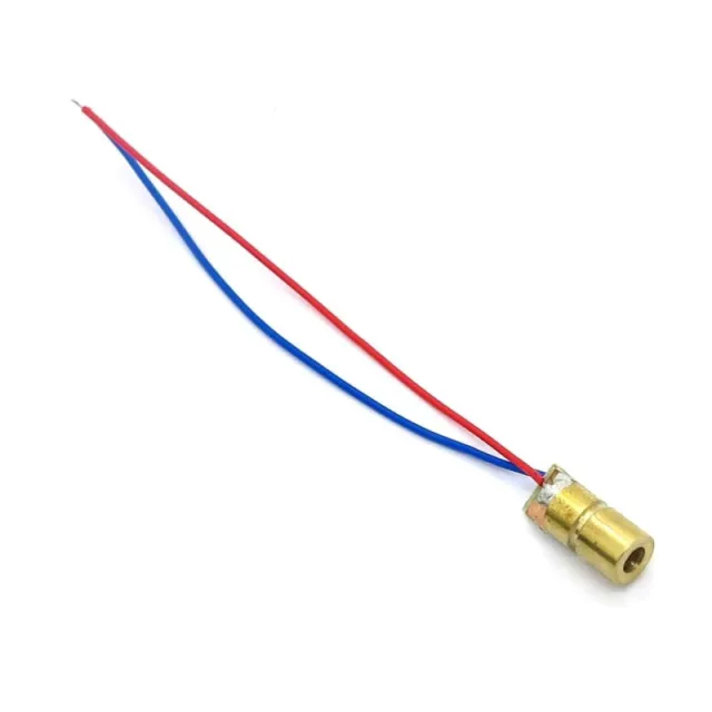 Laserdiod 5v röd laser 650nm 5mW kopparhuvud