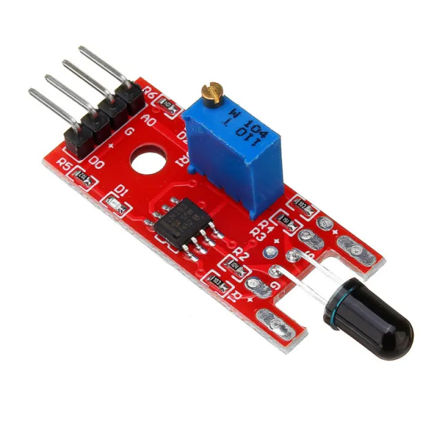 Flamsensor modul infraröd för Arduino | ESP32 | ESP8266