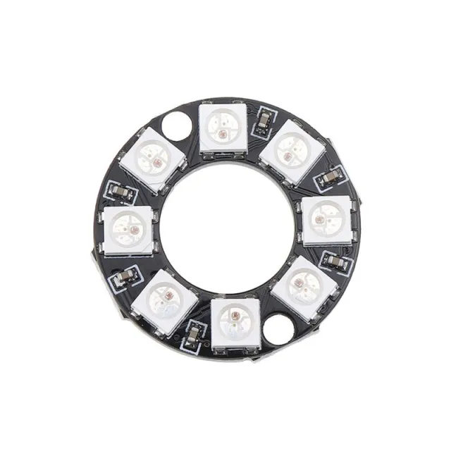 8-bitars RGB-LED WS2812b cirkel rund (Neopixel)