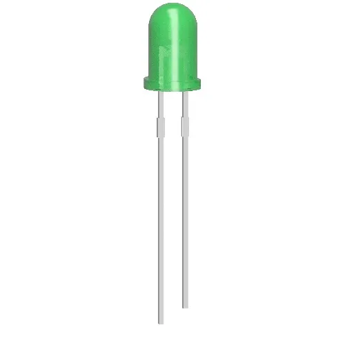 10x LED Diode 5mm Grön 3V