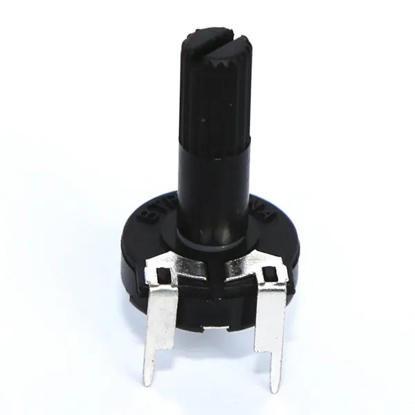 10K-ohm inställningspotentiometer, liggande, med 15 mm knopp, hexagon socket