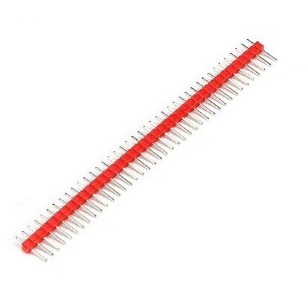 40 Pins header hane 2.54mm Röd