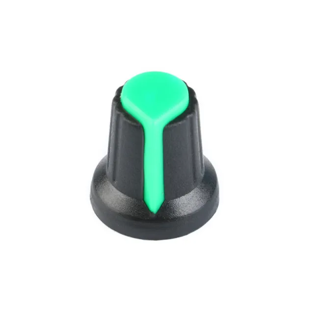 Knopp för potentiometer Grön 15mm 17mm