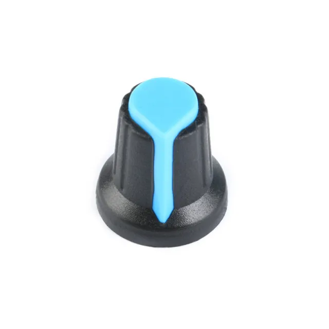 Knopp för potentiometer Blå 15mm 17mm