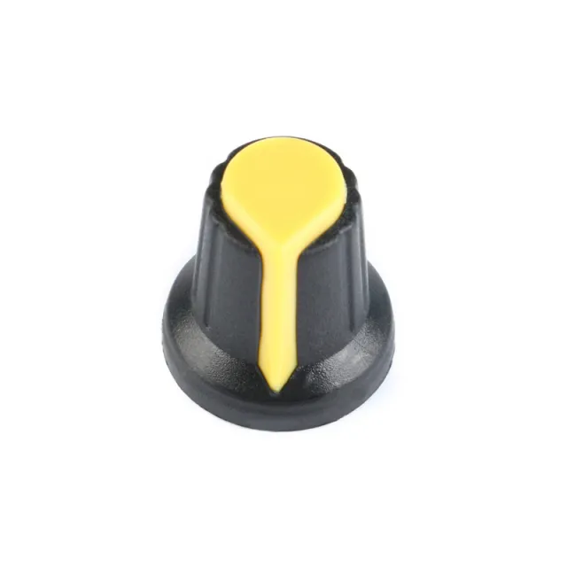 Knopp för potentiometer Gul 15mm 17mm