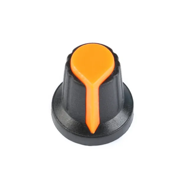 Knopp för potentiometer Orange 15mm 17mm