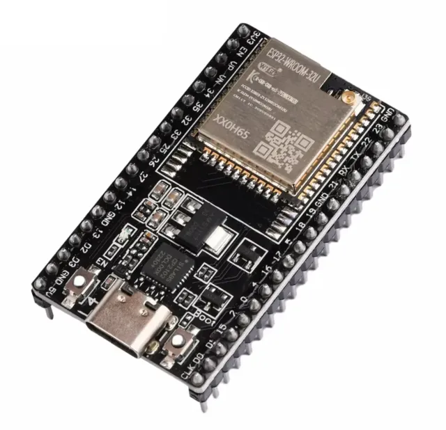 ESP32-WROOM-32U DevkitC V4 USB-C och extern antennanslutning (ipex)