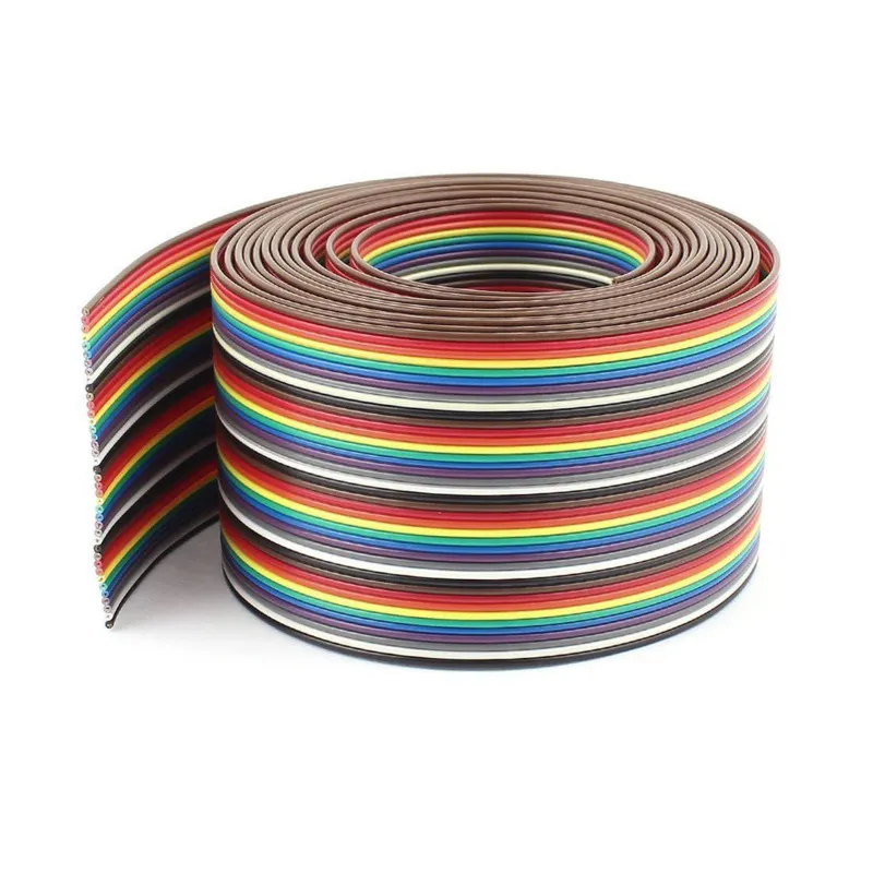 40-ledad 2.54mm 28AWG Dupont per meter