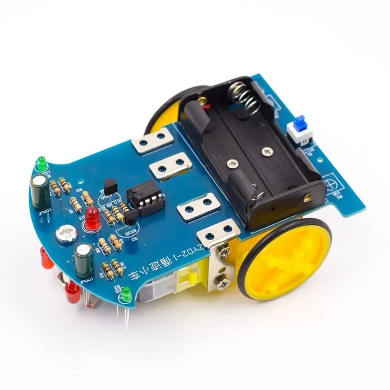 Linjespårande robotkit (för lödning, DIY)