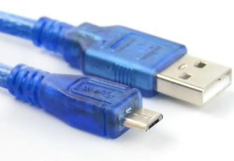 USB-A till Micro-USB kabel 1 meter (För ESP8266, ESP32 och Wemos)