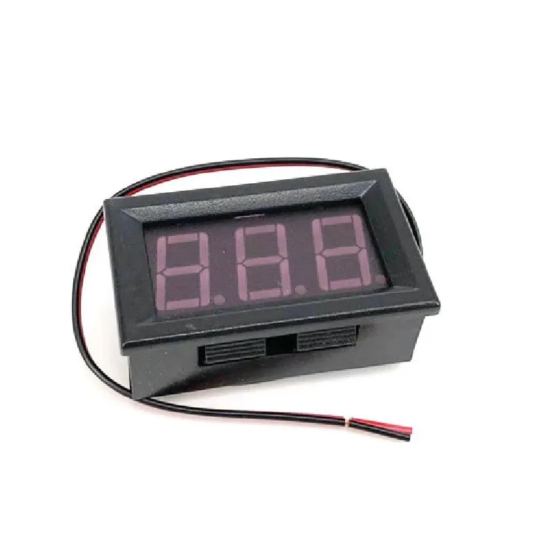 Voltmeter AC 70 - 500V - Blå, 0.56inch, 2 Trådar