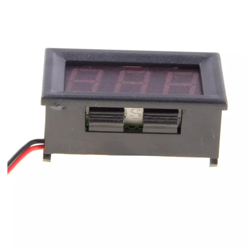 Voltmeter 3,5V-30V -  Grön, 0.56 inch, Inbyggnad