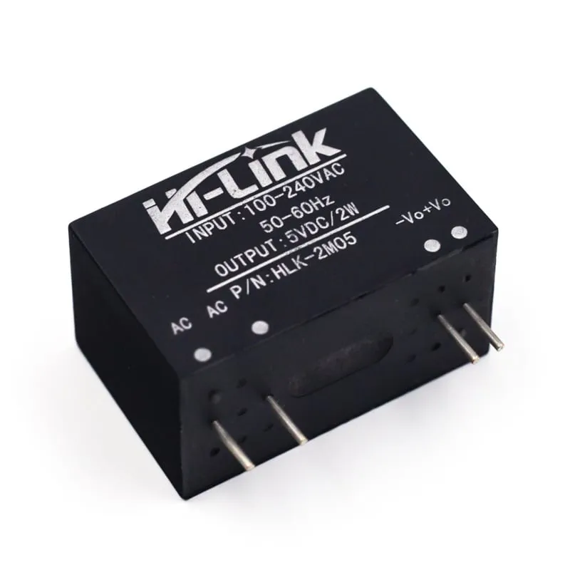 220VAC till 5VDC 0,4A omvandlarmodul HLK-2M05