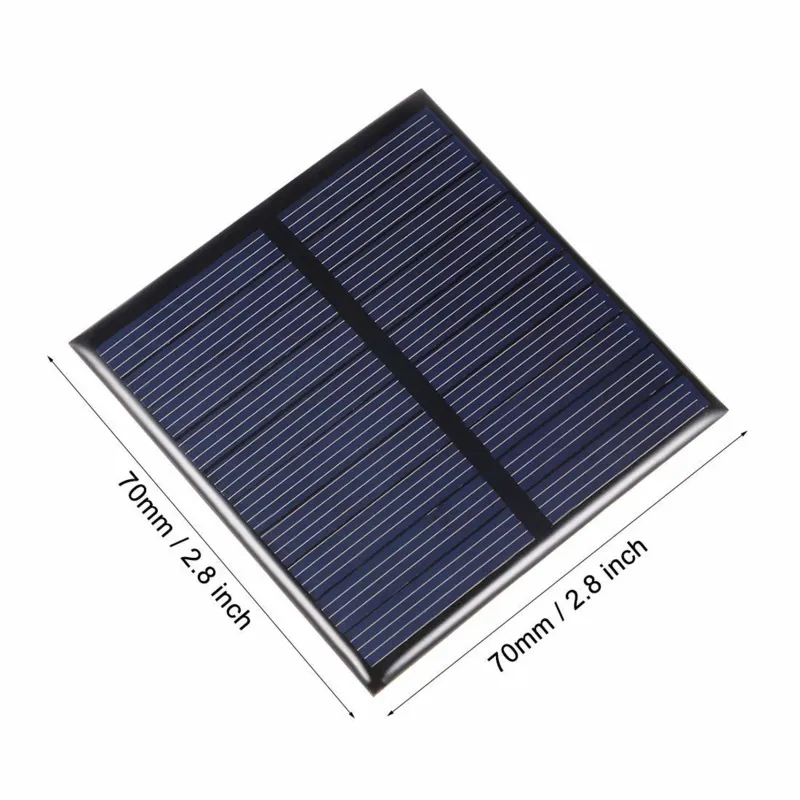 Mini solpanel 70x70mm epoxy