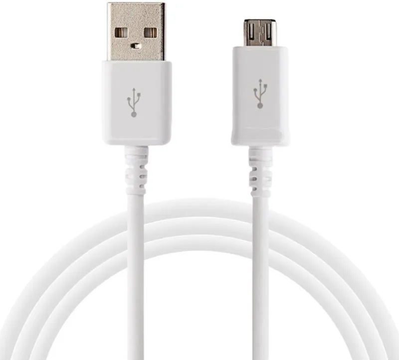 USB-A till Micro-USB-kabel 1 meter Vit