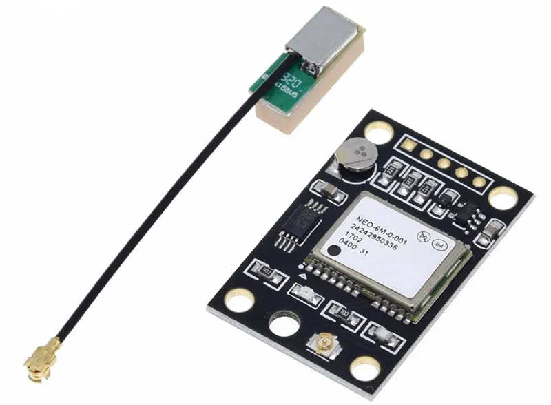GPS-modul GY-NEO6MV2 med antenn för Arduino