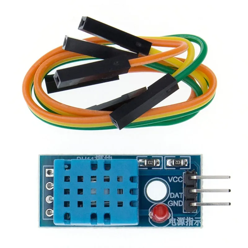 Temperatur- och luftfuktighetssensor i 1| DHT11 modul för Arduino